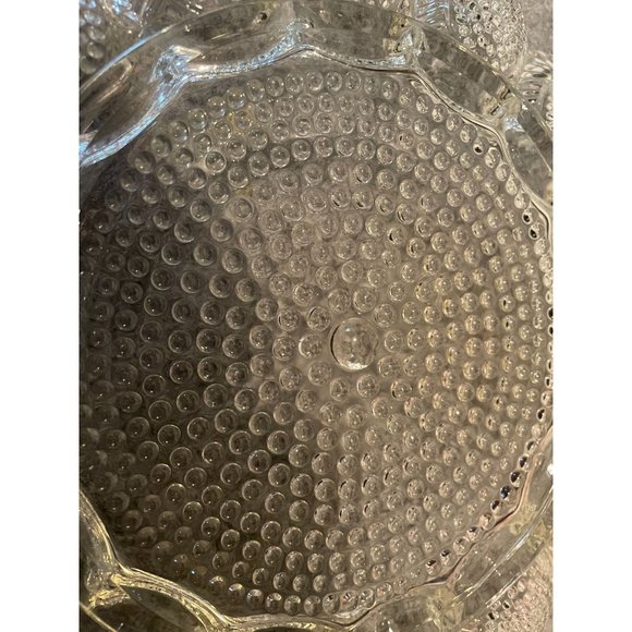 Vintage Indiana Glass Hob Nail Deviled Egg Platter #1289 - Picture 6 of 6